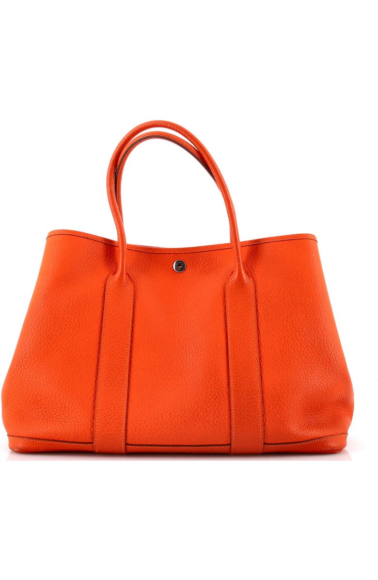 Pre-Owned Hermes Garden Party Tote Leather 36, Alternate, color, Feu