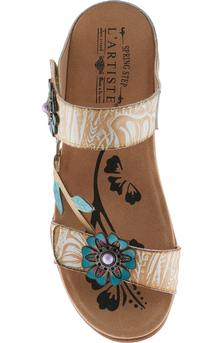 L'Artiste by Spring Step Aymee Sandal, Alternate, color, Beige Multi