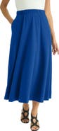 Jessica London Soft Ease Midi Skirt