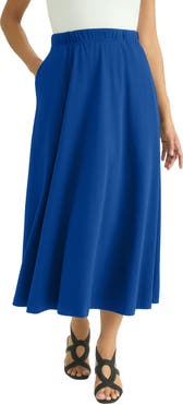 Jessica London Soft Ease Midi Skirt