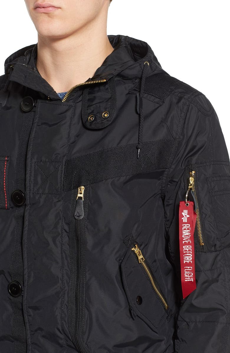 Alpha Industries 'Helo' Water Resistant Bomber Jacket, Alternate, color, 