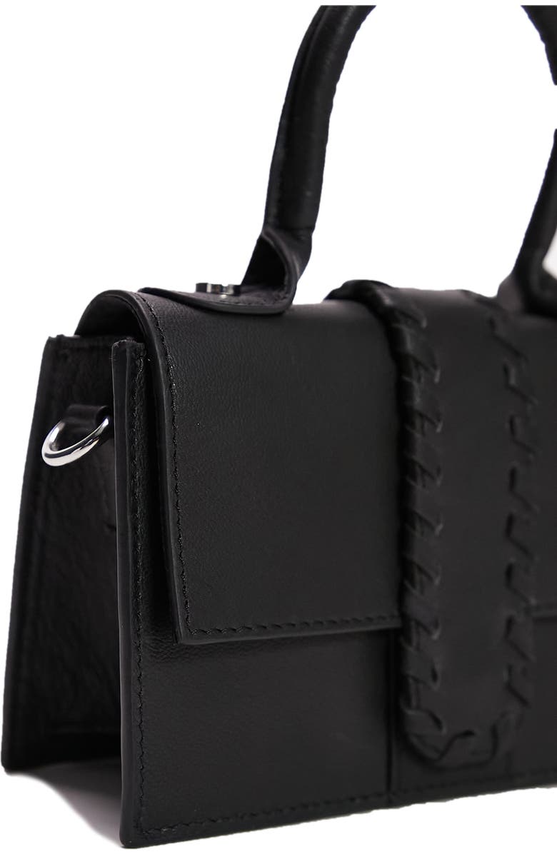 Topshop Lola Leather Crossbody Bag, Alternate, color,