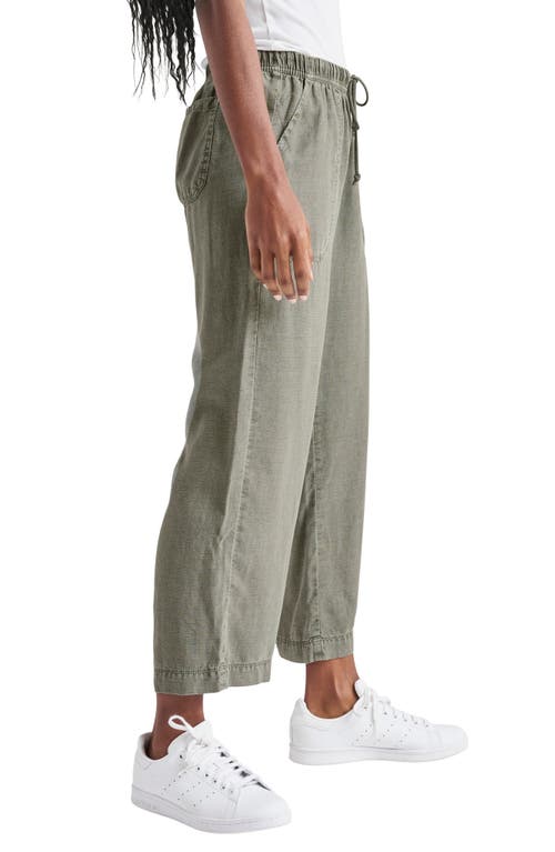 Splendid Angie Crop Wide Leg Pants In Gray