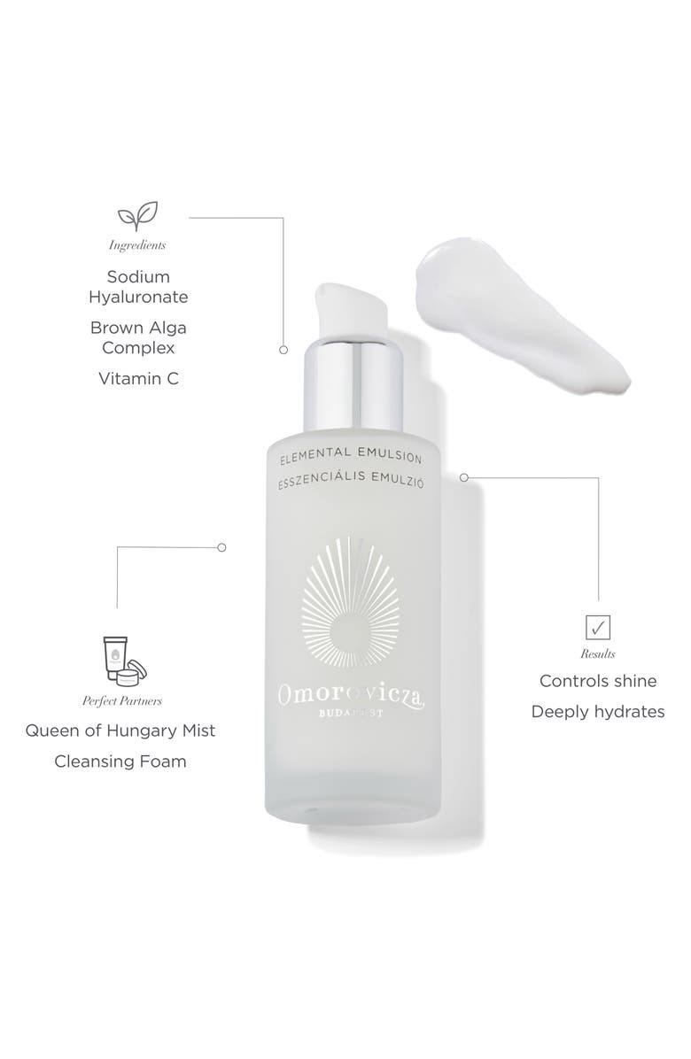 Omorovicza Elemental Emulsion Hydrating Lotion, Alternate, color,