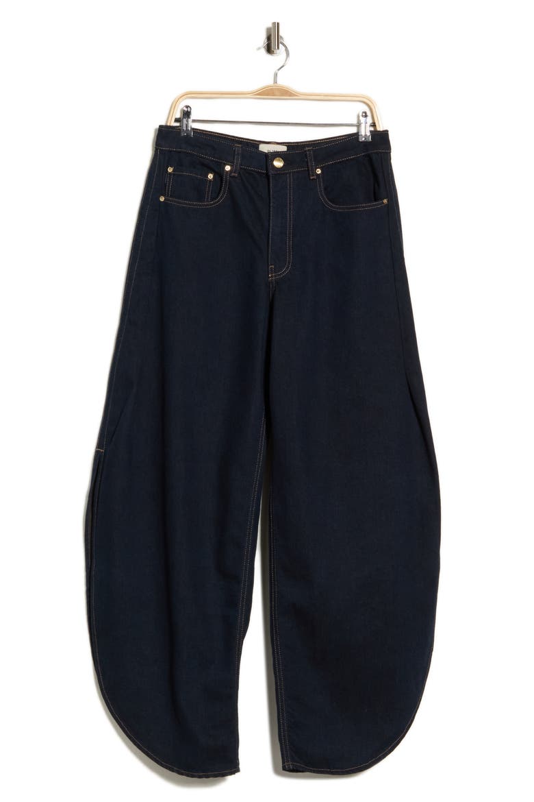 Rori High Waist Curved Wide Leg Jeans, Main, color, VENTURA