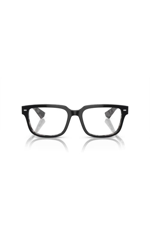 Dolce & Gabbana Dolce&gabbana 54mm Square Optical Glasses In Black