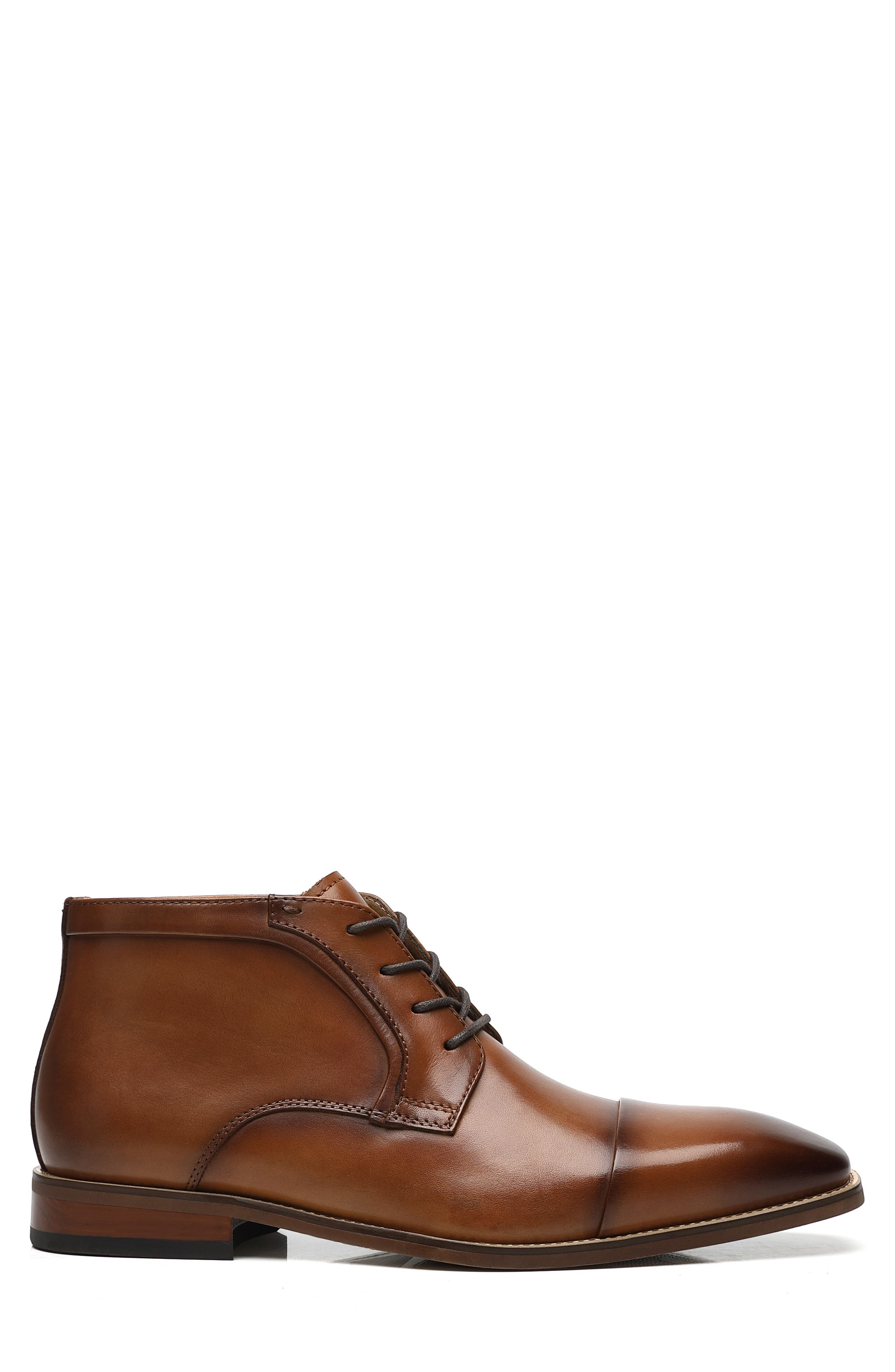 Across II Cap Toe Chukka Boot, Alternate, color, COGNAC
