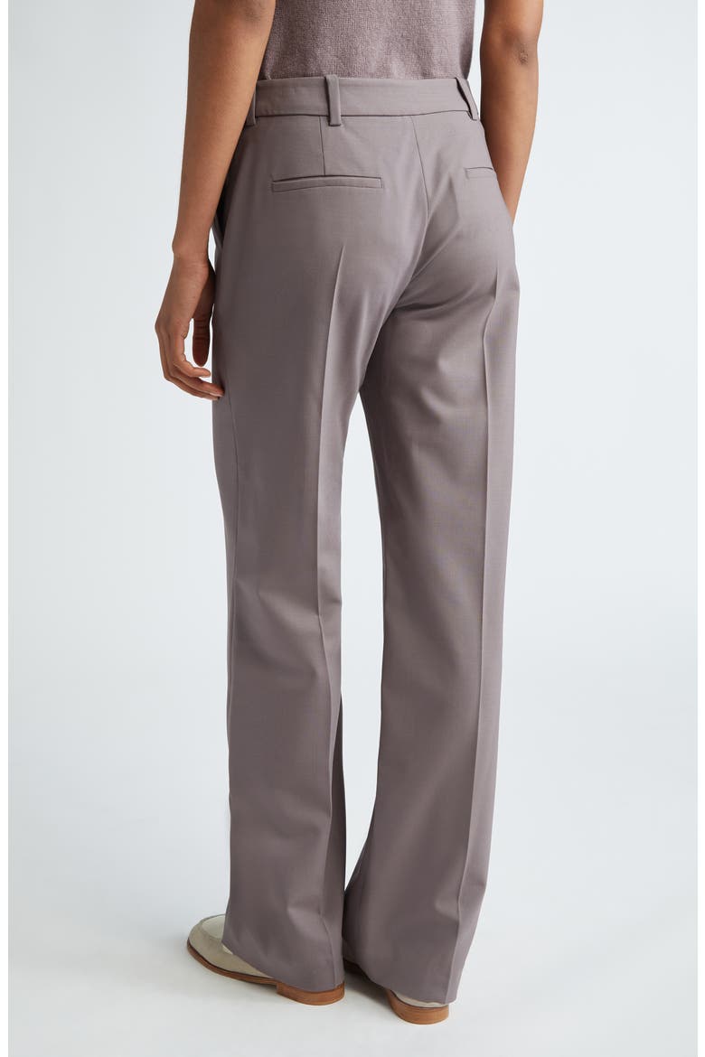 Straight Leg Stretch Virgin Wool Trousers, Alternate, color, VIOLA