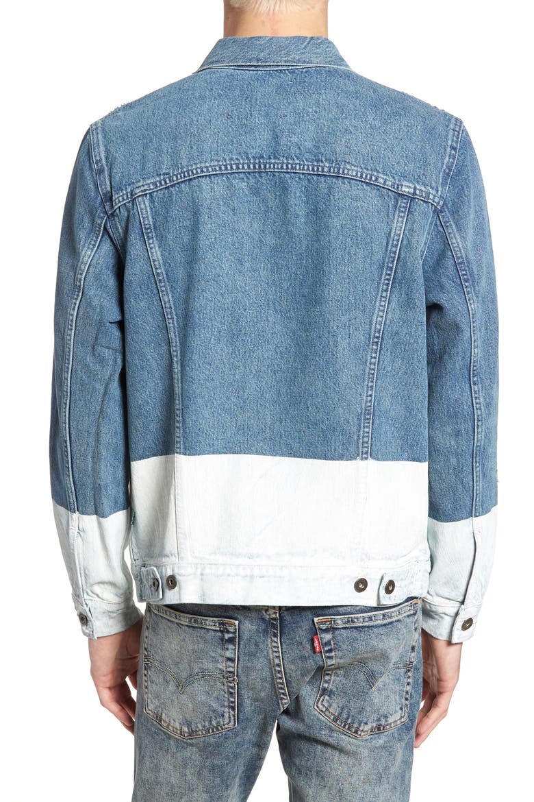 Type IV Standard Fit Trucker Denim Jacket, Alternate, color, HORSESHOE