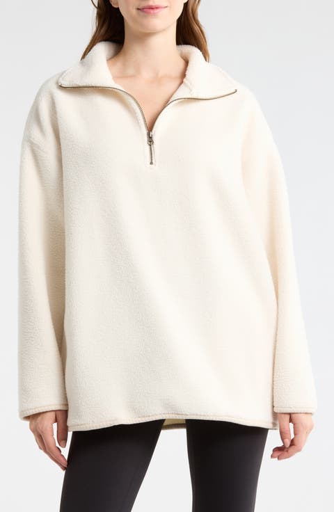 Coco Faux Shearling Pullover Sweatshirt