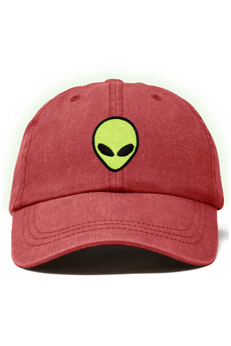 Alien Dad Cap, Main, color, Washed Red