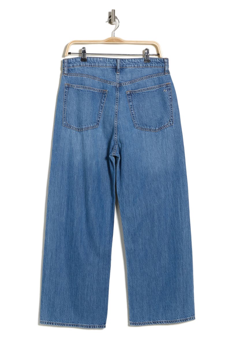 Lori High Waist Ankle Wide Leg Jeans, Alternate, color, WOBURN