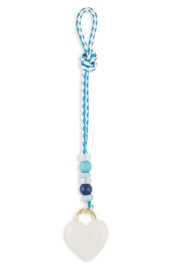 Baublebar Heart Beaded Charm In Blue