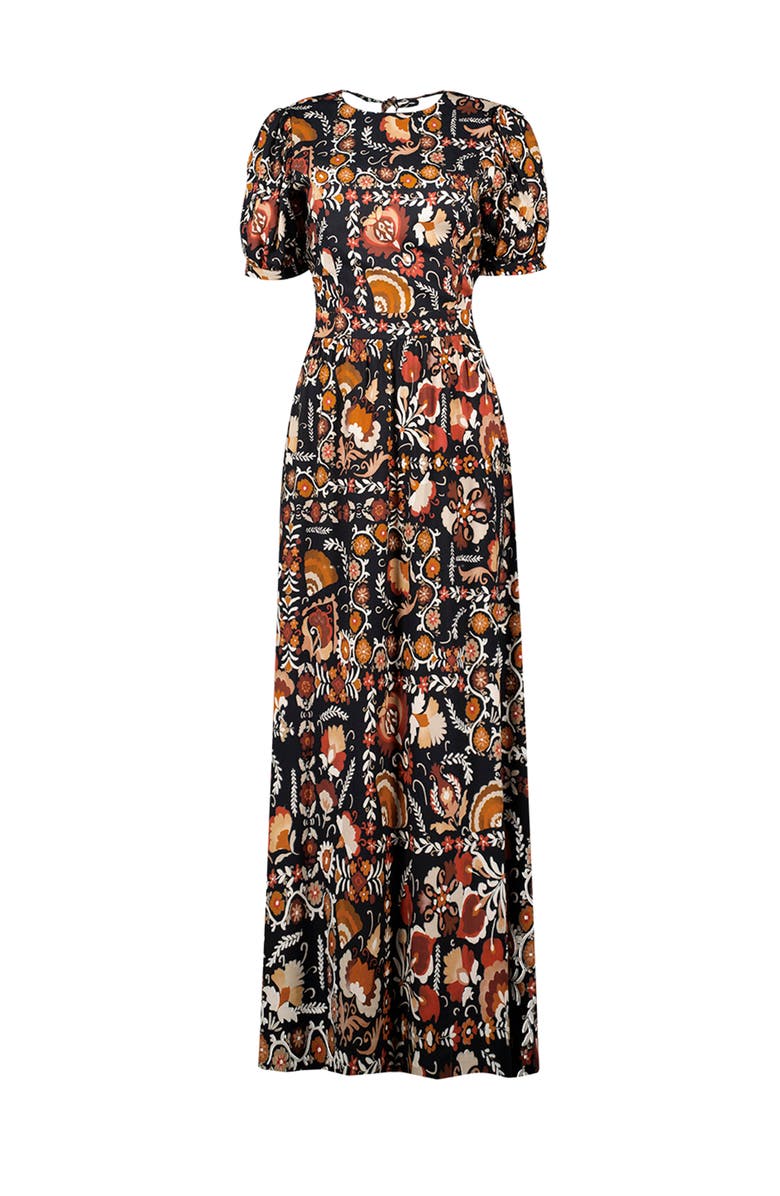 IVONNE Maxi Dress with Open Back, Alternate, color, Multicolor