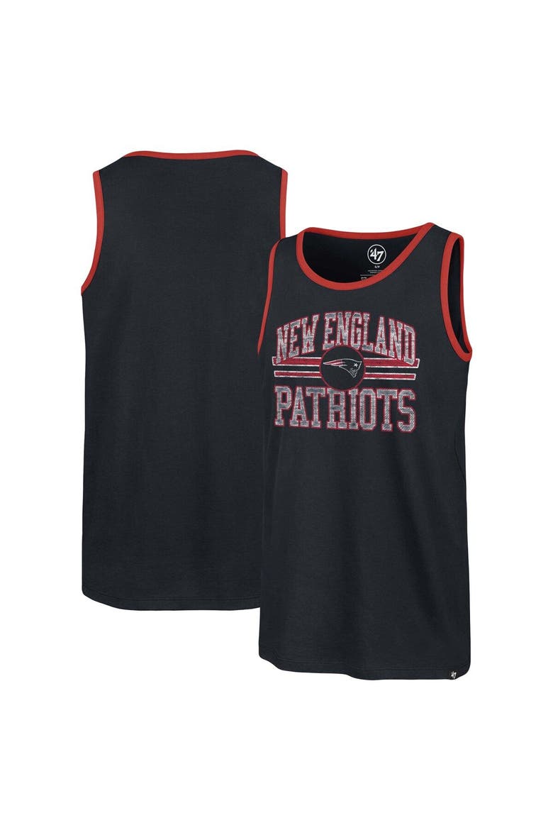 Men's '47 Navy New England Patriots Winger Franklin Tank Top, Main, color, Navy