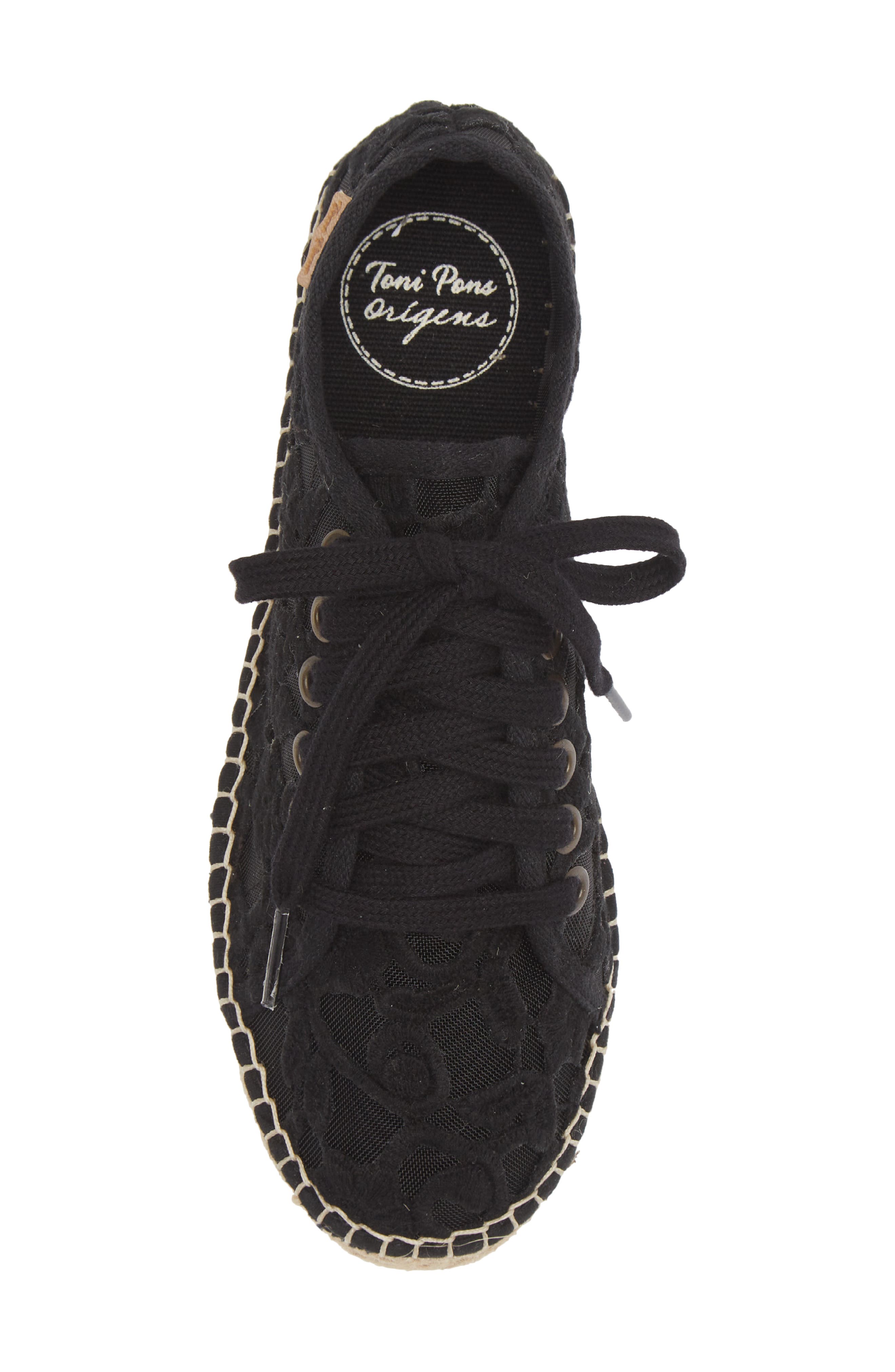 Toni Pons Far Espadrille Sneaker, Alternate, color, Negre/ Black