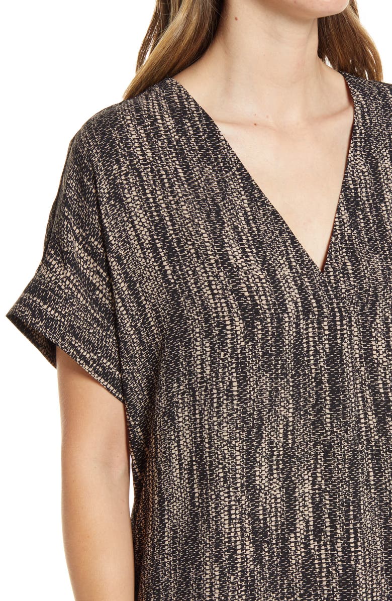 Nordstrom Short Sleeve Shift Dress, Alternate, color, 