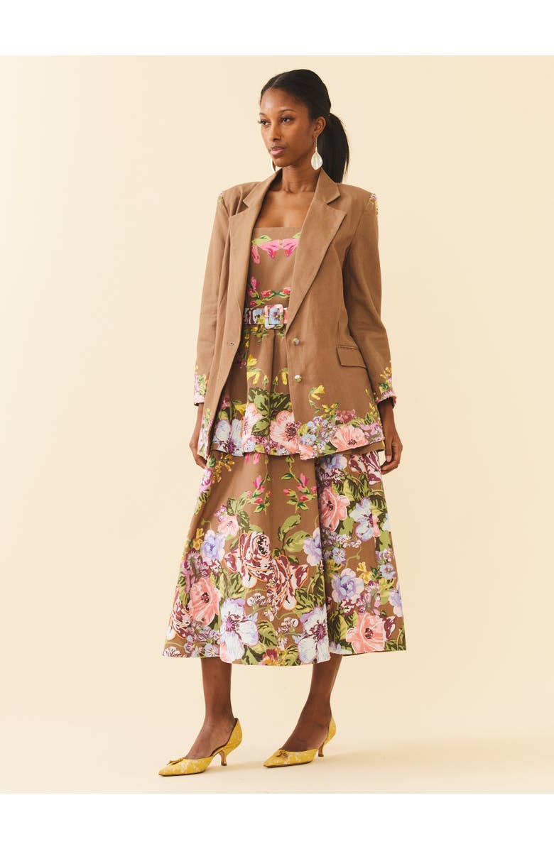 Eddy Sloan Blazer, Alternate, color, Carmel Victorian Floral