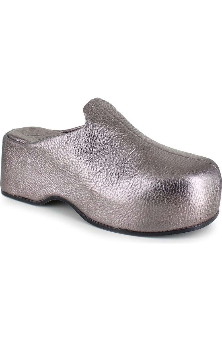 ZIGI Kristen Platform Clog, Main, color, Pewter Leather