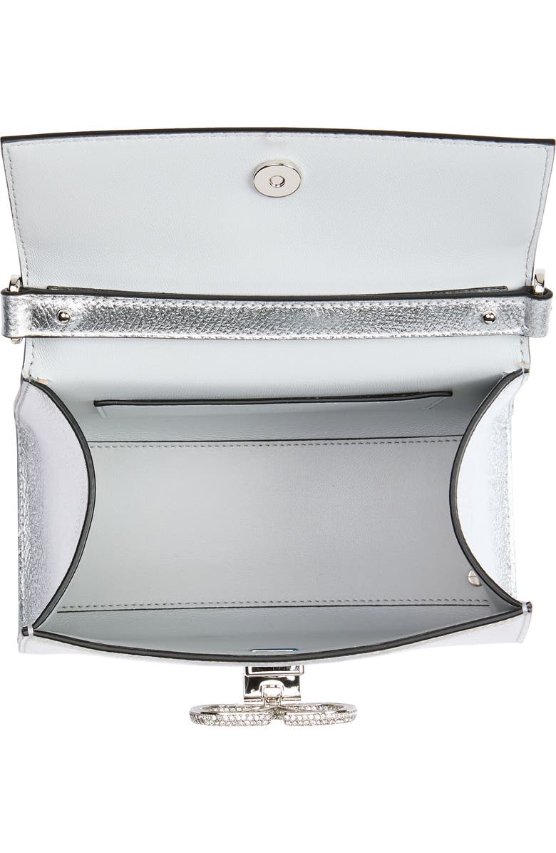 Valentino Garavani Mini Vsling Top Handle Bag, Alternate, color, Silver Lilac