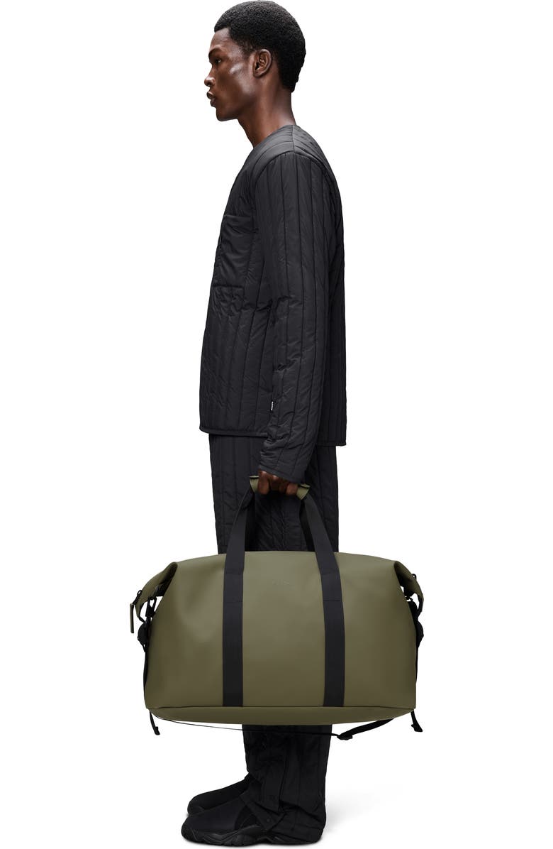 Rains Hilo Waterproof Weekend Bag, Alternate, color, Marsh