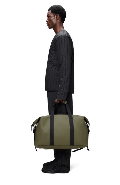Rains Hilo Waterproof Weekend Bag In Green