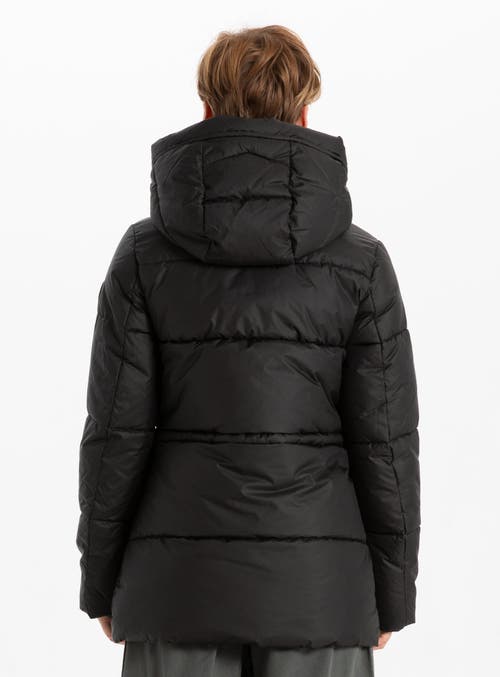 Point Zero Midlength  Puffer In Black