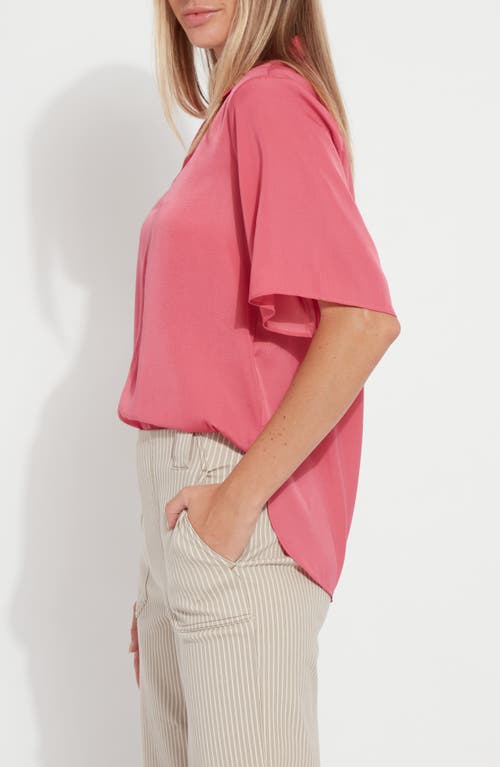Lyssé Lysse Telia Flutter Sleeve Top In Neutral