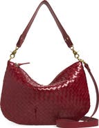 Clare V. Moyen Woven Leather Messenger Bag
