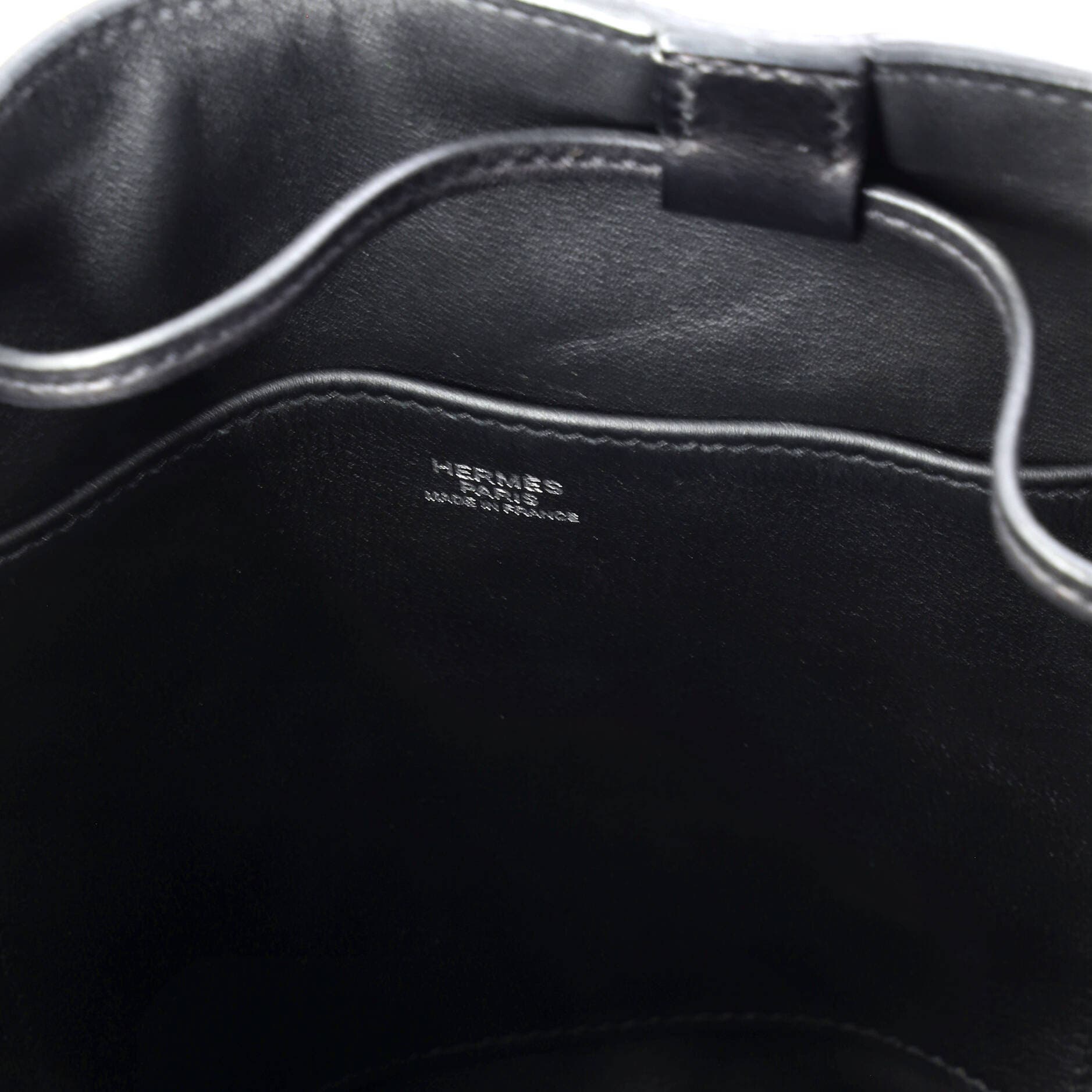 Pre-Owned Hermes Licol Bag Evercolor 17, Alternate, color, Noir