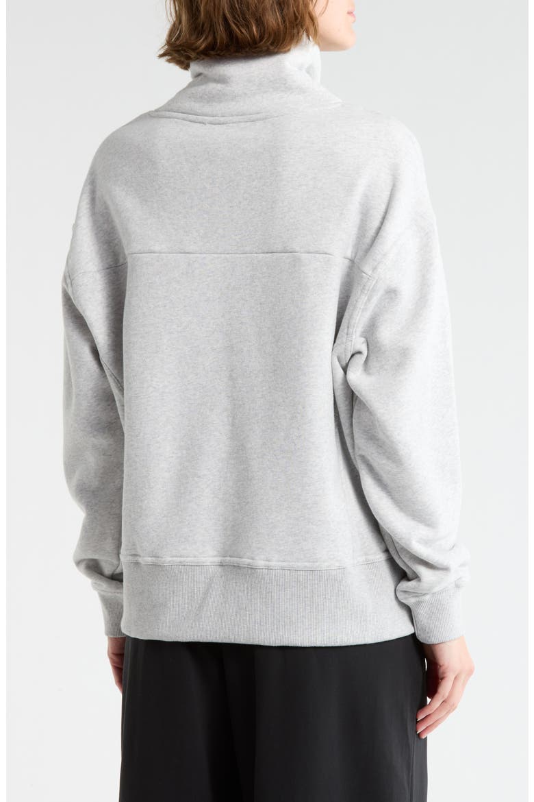 London Edge Silicon Fleece Sweatshirt, Alternate, color, HEATHER GREY