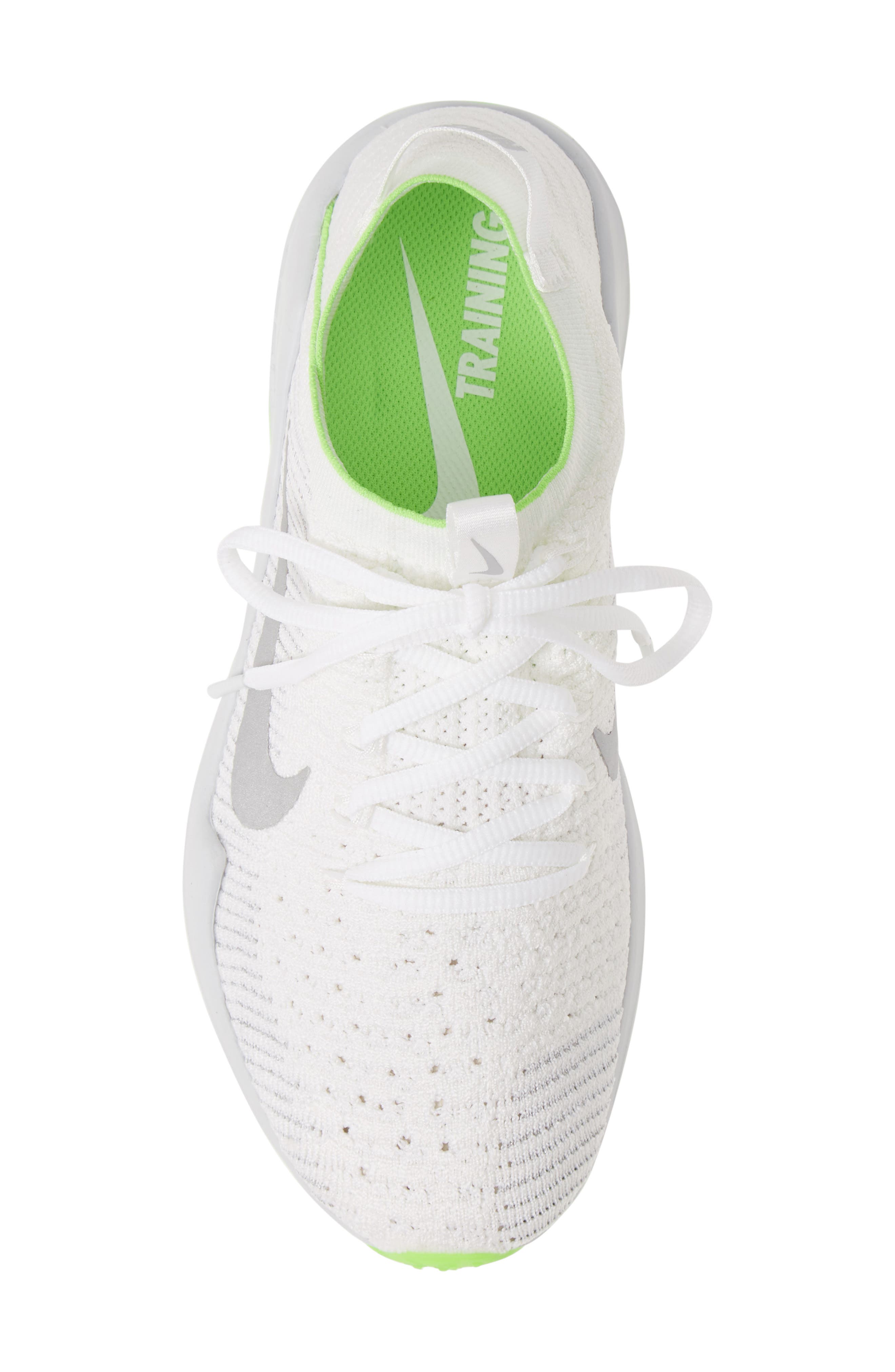 Zoom Air Fearless Flyknit 2 AMP Training Shoe, Alternate, color, WHITE/ METALLIC SILVER