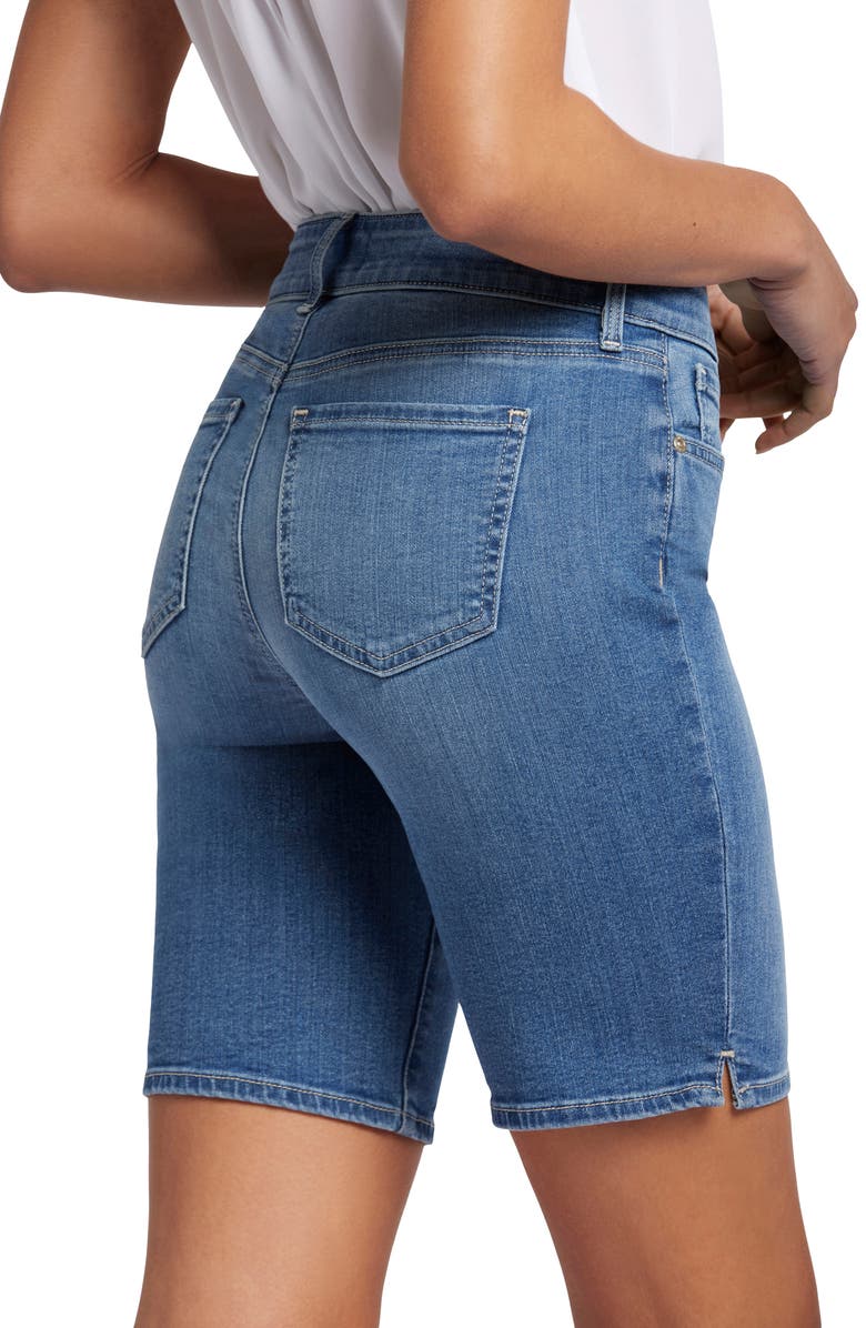NYDJ Ella Side Slit Denim Shorts, Alternate, color, Fairmont