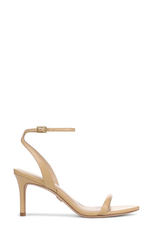 Veronica Beard Sylvie Leather Ankle-strap Sandals In Wheat