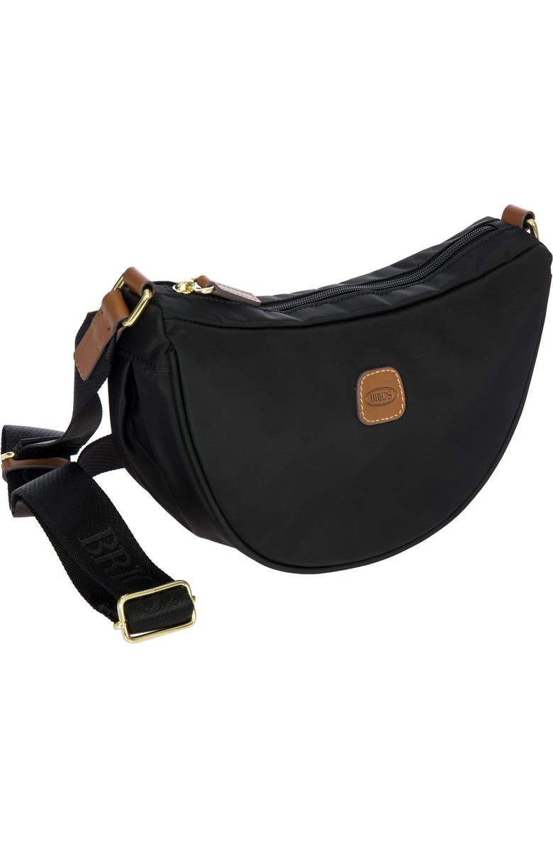 Bric's X-travel Mini Halfmoon Bag, Alternate, color, Black