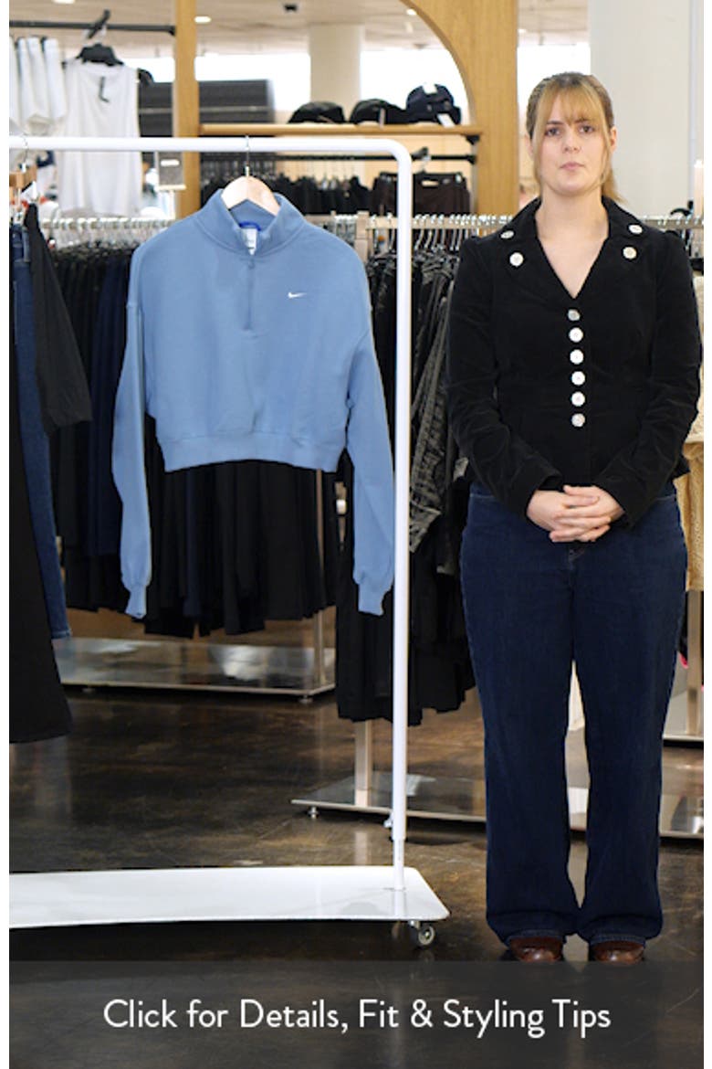 Studio Fleece Oversize Crop Top video