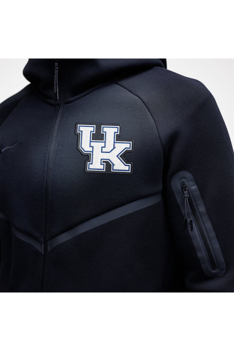 Men's Nike Black Kentucky Wildcats Tech Fleece Full-Zip Windrunner Hoodie, Alternate, color, Black
