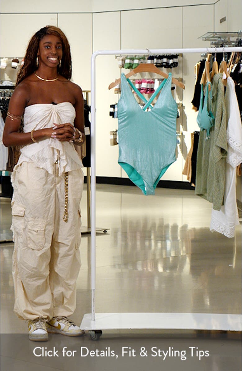 Origami Cutout One-Piece Swimsuit, sales video thumbnail