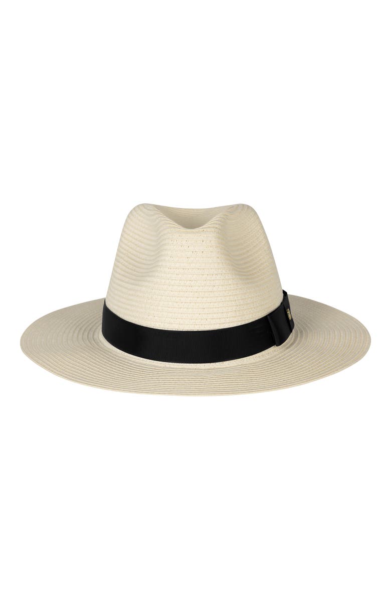 Lauren Ralph Lauren Packable Classic Fedora, Main, color, Bone/Black