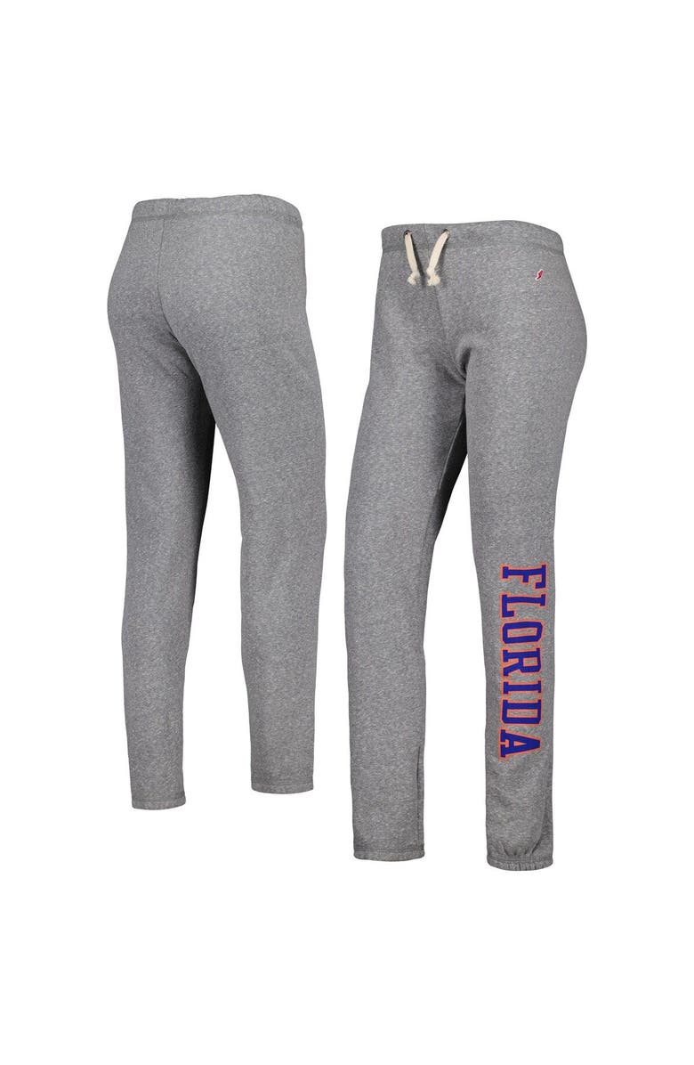 LEAGUE COLLEGIATE WEAR Women's League Collegiate Wear Heather Gray Florida Gators Victory Springs Tri-Blend Jogger Pants, Main, color, Heather Gray