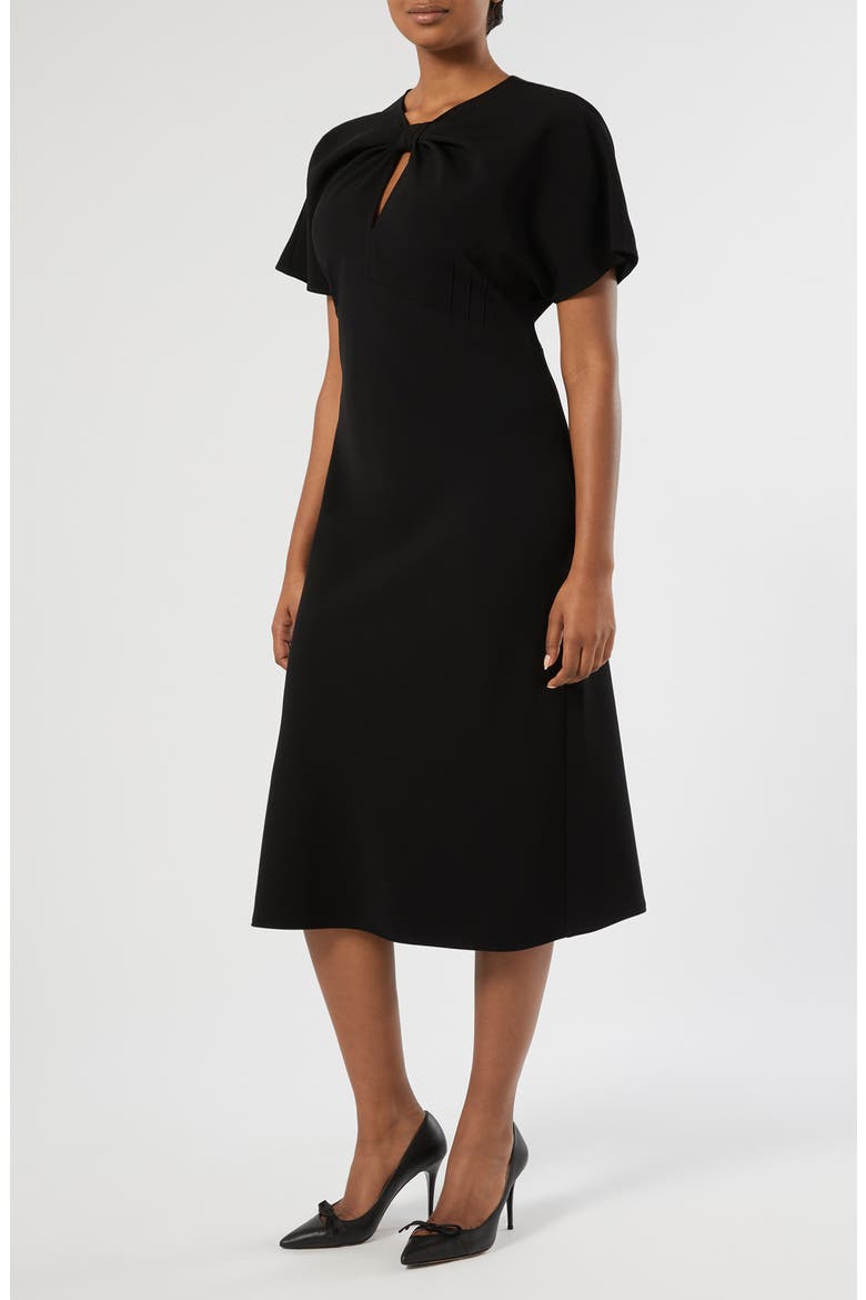 Giro Knot Dress, Alternate, color, BLACK