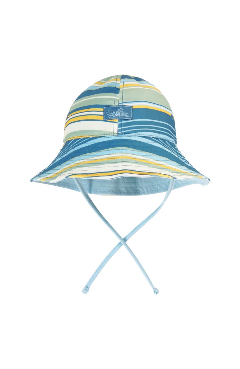 UV Skinz Reversible Sun Hat, Main, color, Pinecrest Stripe