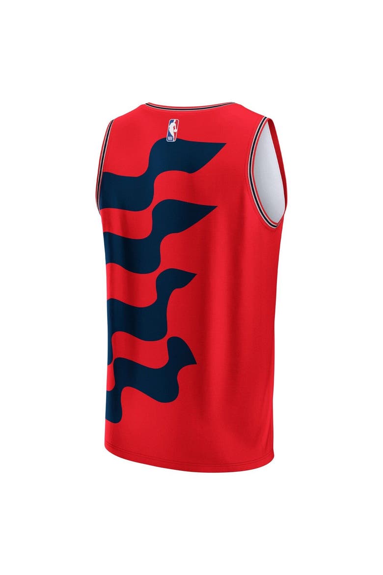 Unisex NBA & KidSuper Studios by Fanatics Red Washington Wizards Hometown Jersey, Alternate, color, Red
