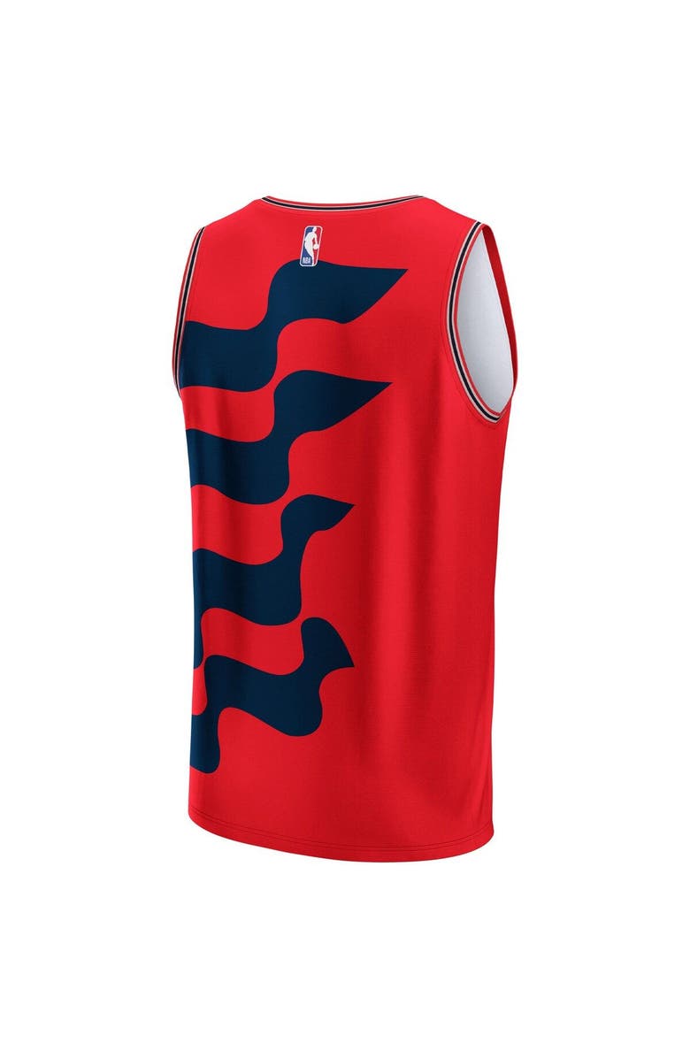 NBA X KIDSUPER Unisex NBA & KidSuper Studios by Fanatics Red Washington Wizards Hometown Jersey, Alternate, color, Red