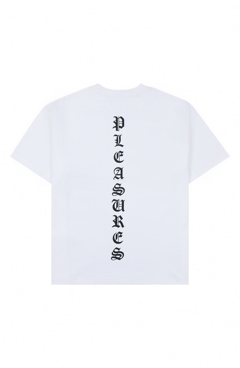 PLEASURES Sorrow Embroidered Logo Graphic T-Shirt, Alternate, color, 