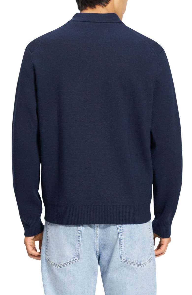 Theory Cameron Merino Wool Zip Cardigan, Alternate, color,