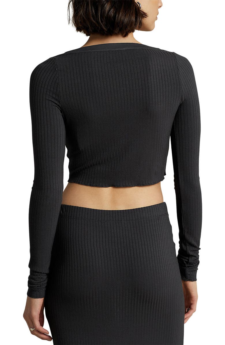 Polo Ralph Lauren Crop Rib Top, Alternate, color,