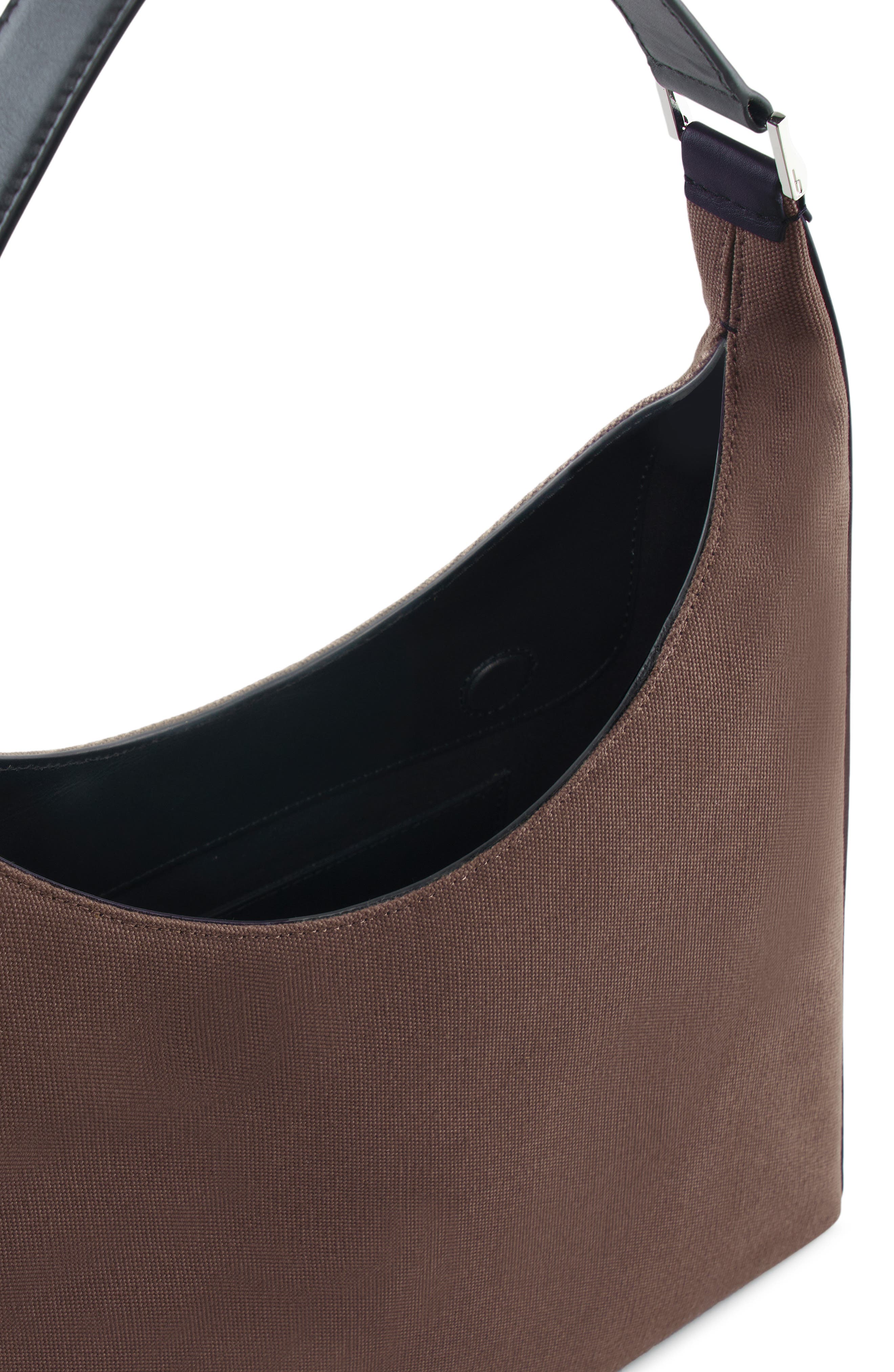behno Danny Flatiron Canvas Shoulder Bag, Alternate, color, Cacao/ Black