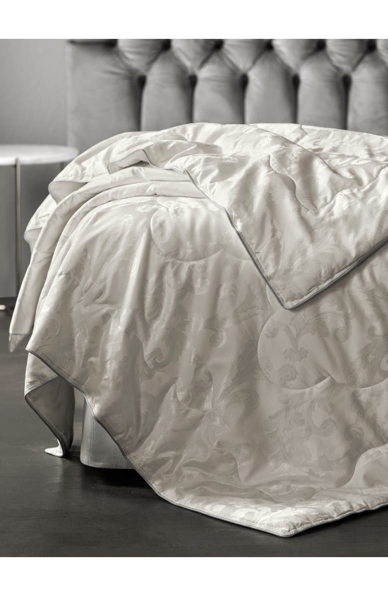Togas Infinity Mulberry silk comforter, Alternate, color, White