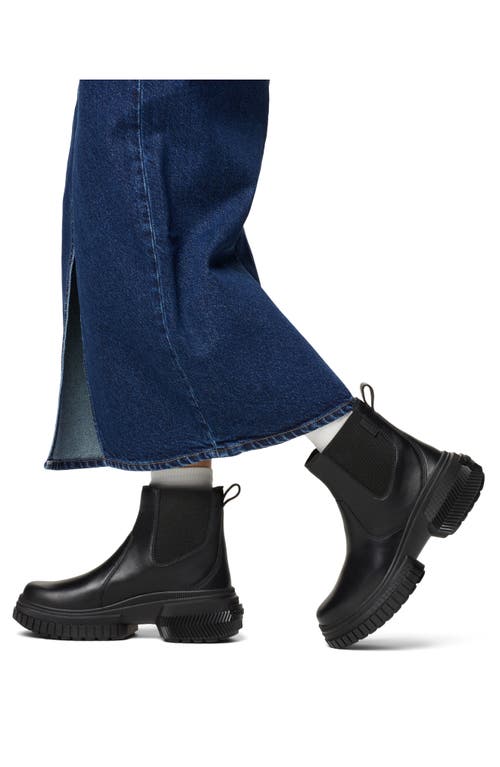 Sorel Ona Ave Waterproof Chelsea Boot In Black